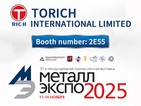 Pozivnica za izložbu TORICH: Metal-expo 2025. u Rusiji